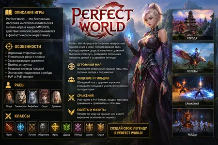 Описание игры Perfect World