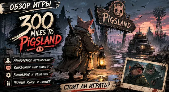 Обзор игры 300 miles to Pigsland
