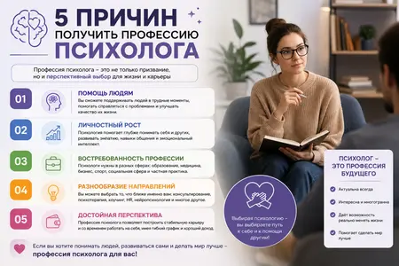 5 причин получить профессию психолога