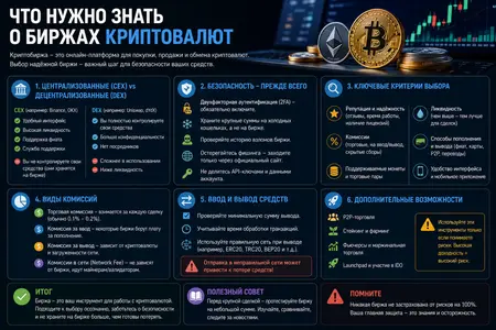 Что нужно знать о биржах криптовалют