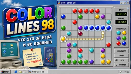 Color Lines 98: что это за игра и ее правила