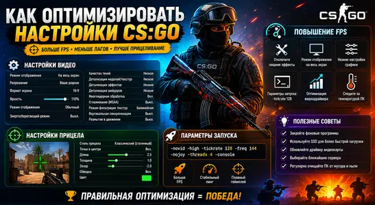 Как оптимизировать настройки CS:GO