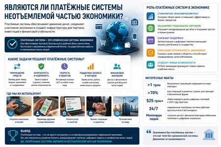 Являются ли платёжные системы неотъемлемой частью экономики
