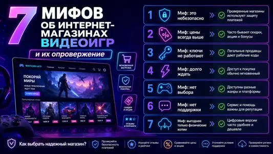 7 мифов об интернет-магазинах видеоигр и их опровержение