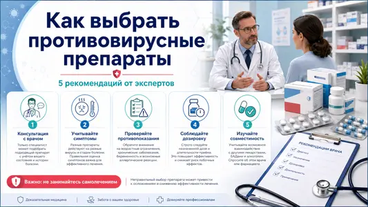 Как выбрать противовирусные препараты: 5 рекомендаций от экспертов