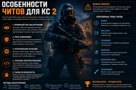 Особенности читов для КС 2