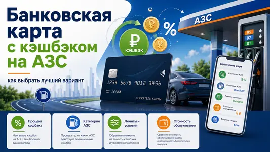 Как выбрать идеальную банковскую карту с кэшбэком на АЗС