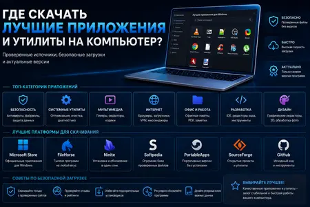 Где скачать лучшие приложения и утилиты на компьютер?