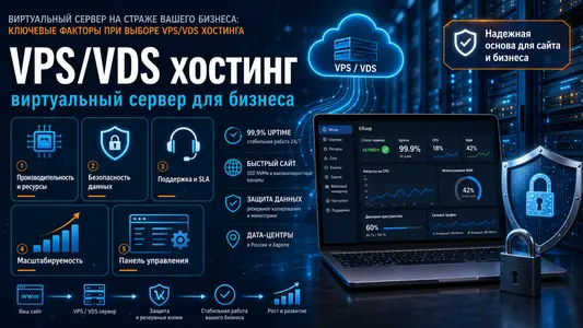 Виртуальный сервер на страже вашего бизнеса: ключевые факторы при выборе VPS/VDS хостинга