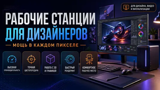 Рабочие станции для дизайнеров: Мощь в каждом пикселе