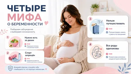 Четыре мифа о беременности