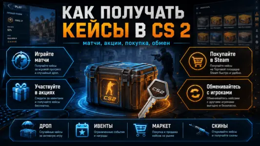 Советы по получению кейсов в CS 2