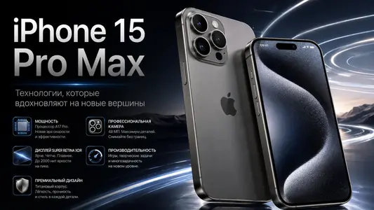 iPhone 15 Pro Max: Технологии, которые вдохновляют на новые вершины