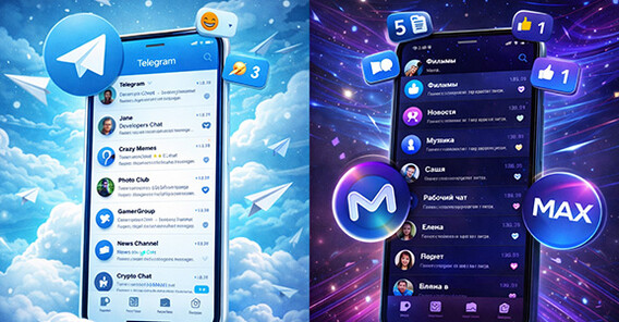 Взгляд на лучшие каналы Telegram и MAX в 2026 году Взгляд на лучшие каналы Telegram и MAX в 2026 году