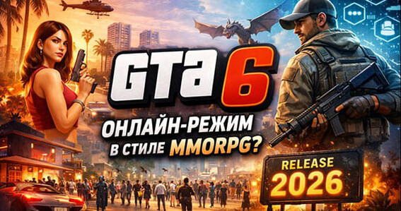 Новые детали о GTA 6: возможный онлайн‑режим в стиле MMORPG и оптимизм