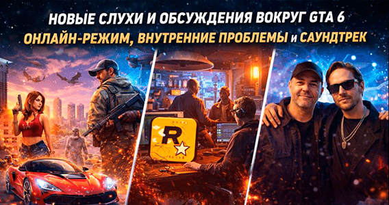 Новые слухи и обсуждения вокруг GTA 6: онлайн‑режим, внутренние пробле