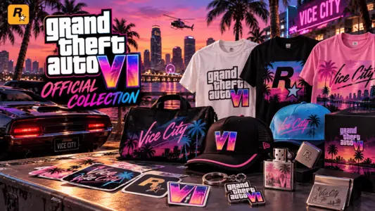 Rockstar выпустила официальную коллекцию GTA 6 с мерчем Vice City