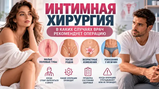Интимная хирургия: в каких случаях врач рекомендует операцию