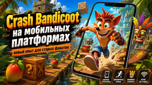 Crash Bandicoot на мобильных платформах: новый опыт для старых фанатов