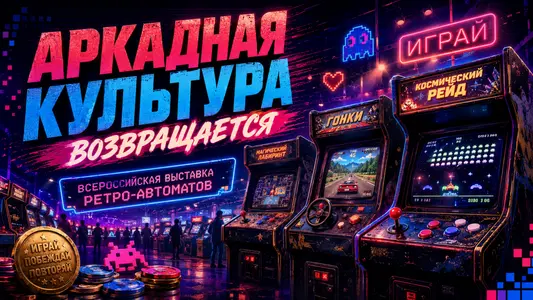 Аркадная культура возвращается: Всероссийская выставка ретро-автоматов