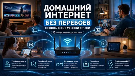 Домашний интернет без перебоев: как он стал основой современной жизни