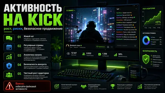 Накрутка kick для увеличения активности: что нужно знать